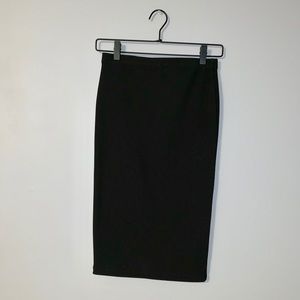 Ribbed Pencil Skirt